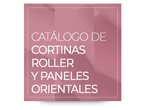 CATÁLOGO DE CORTINAS ROLLER Y PANELES ORIENTALES